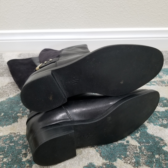 Cole Haan Adler Tall Stretch Back Riding Boots 6M - Picture 4 of 5